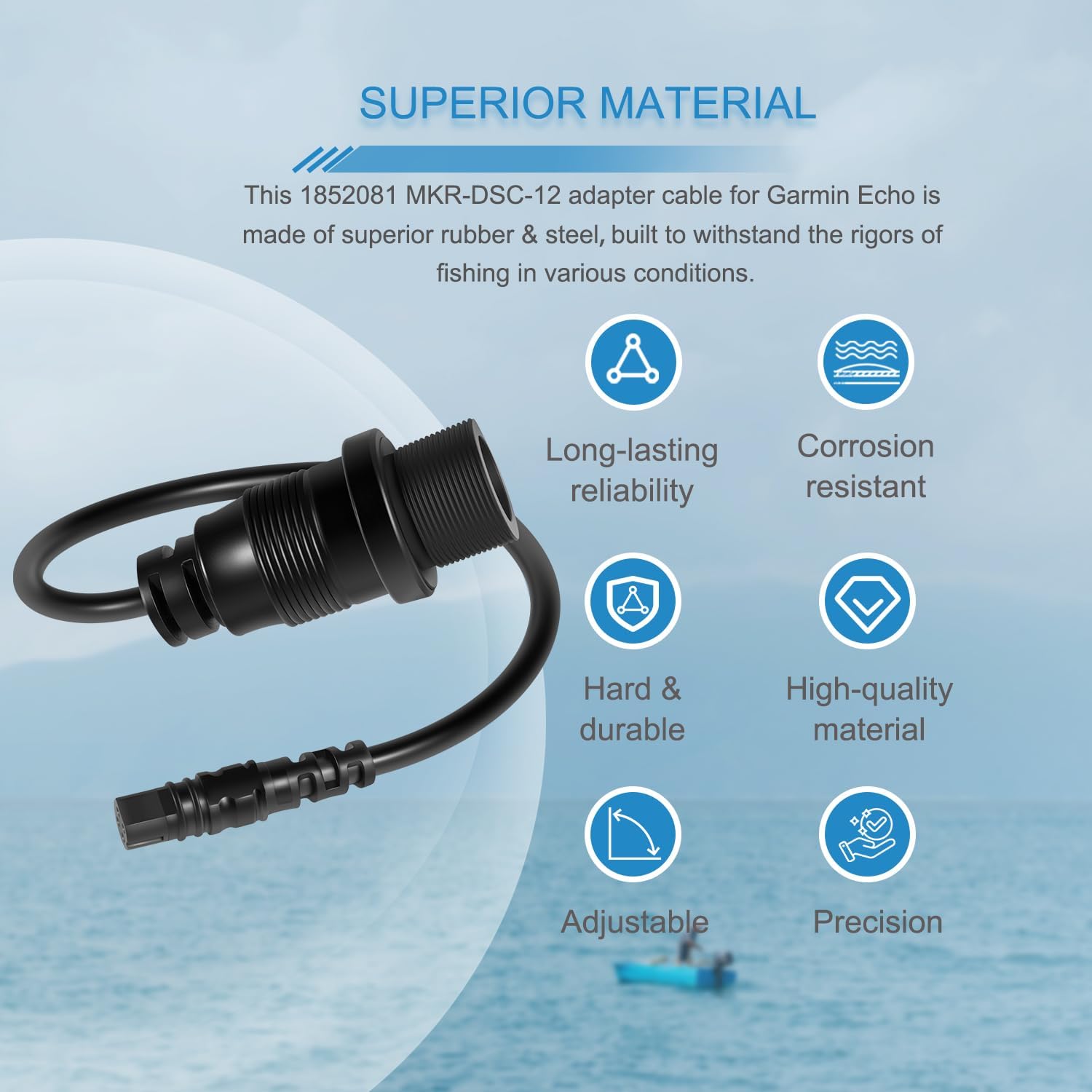 1852081 MKR-DSC-12 Adapter Cab - огляд і ціна Fish Finder Cable